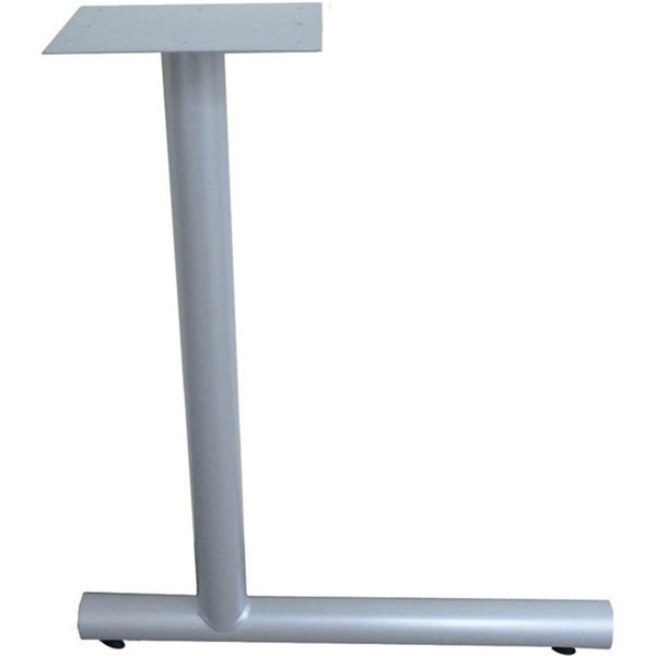 C-Leg Training Table Base with 2 in. GlidesMetallic Silver, Lorell, Mfr#: LLR61627